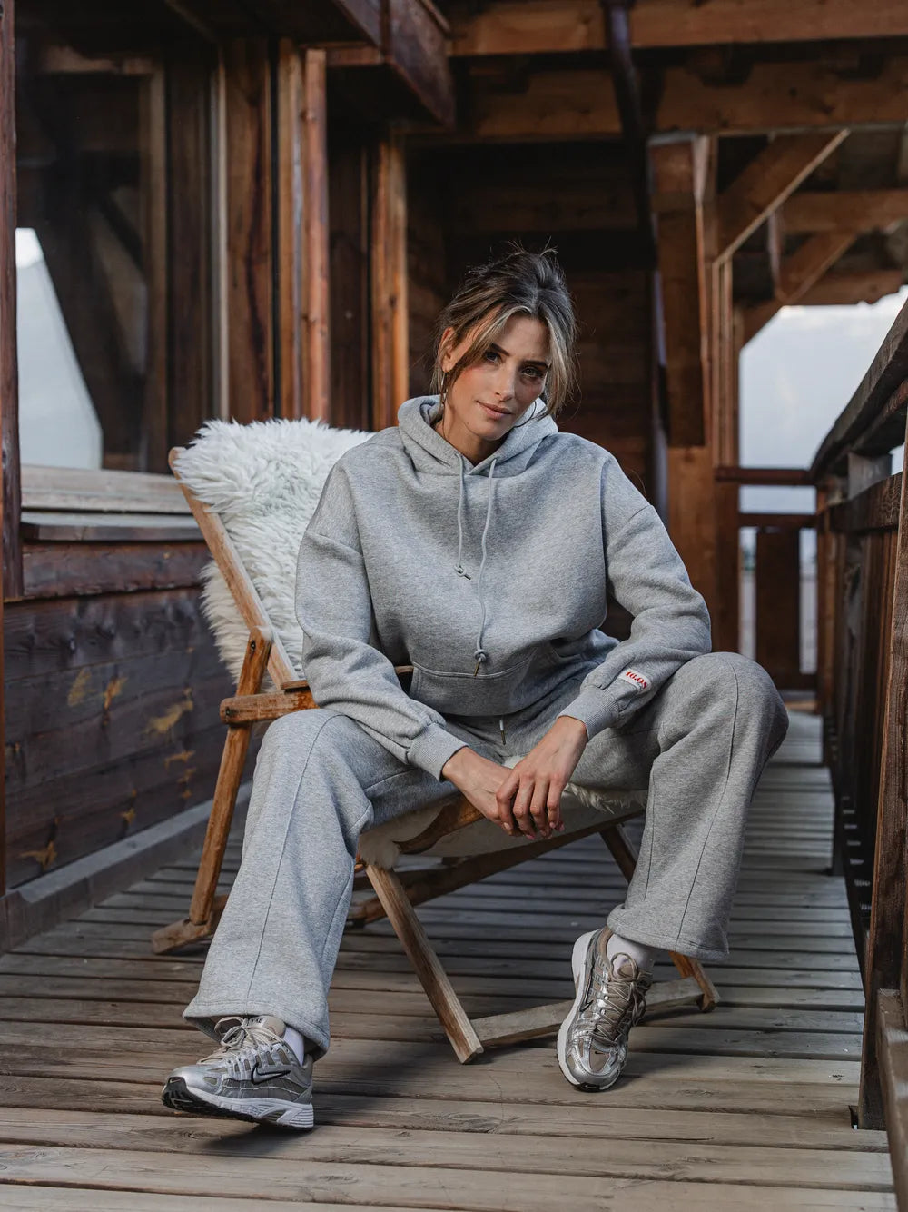 Grey Femme Hoodie