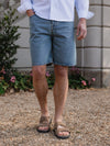 Blaue Denim-Shorts