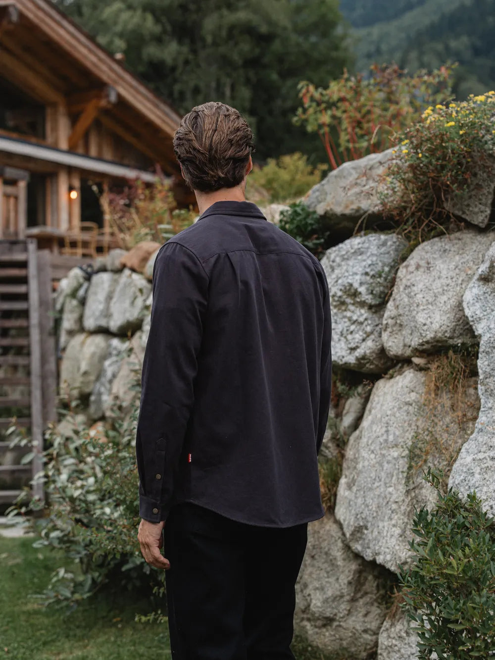 Dark Grey Cotton Shirt
