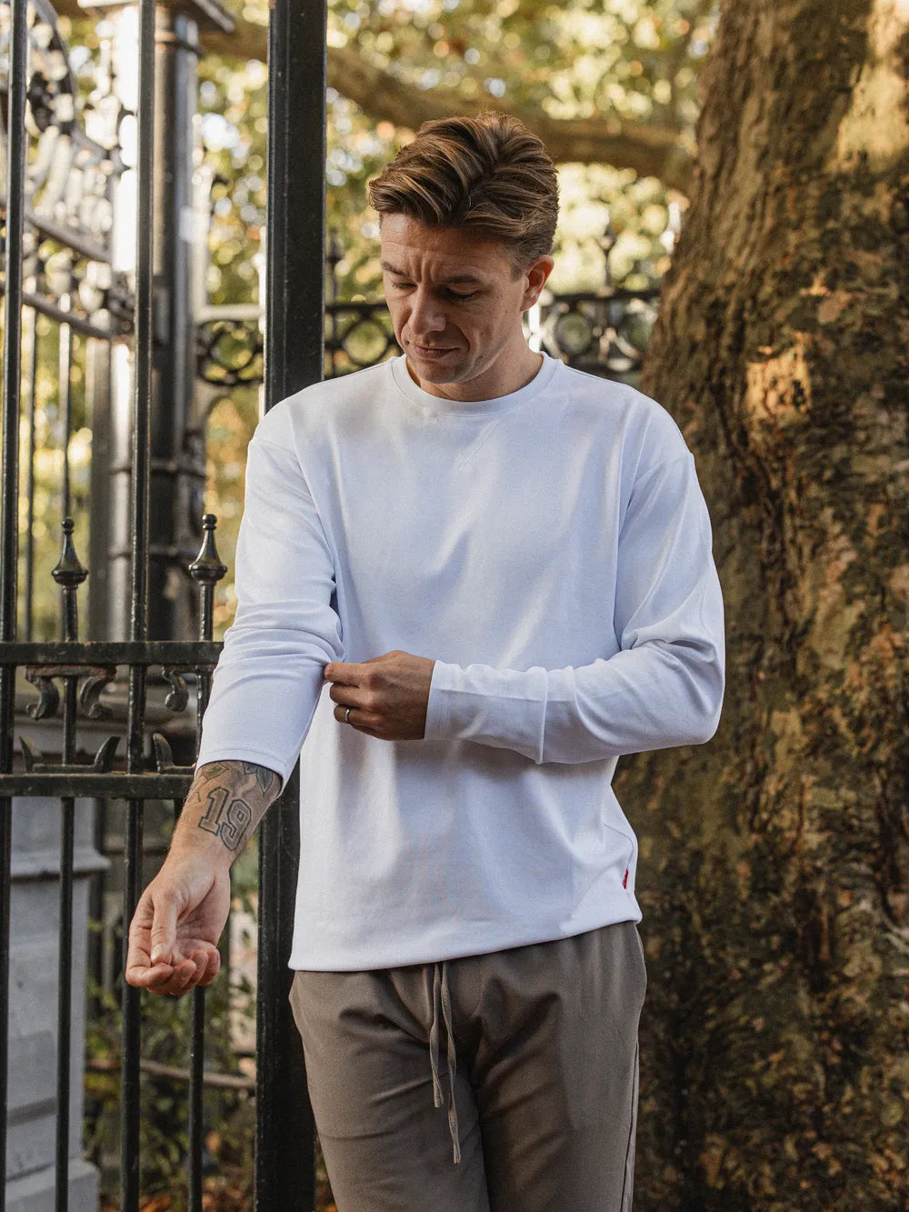 White Oversized Longsleeve
