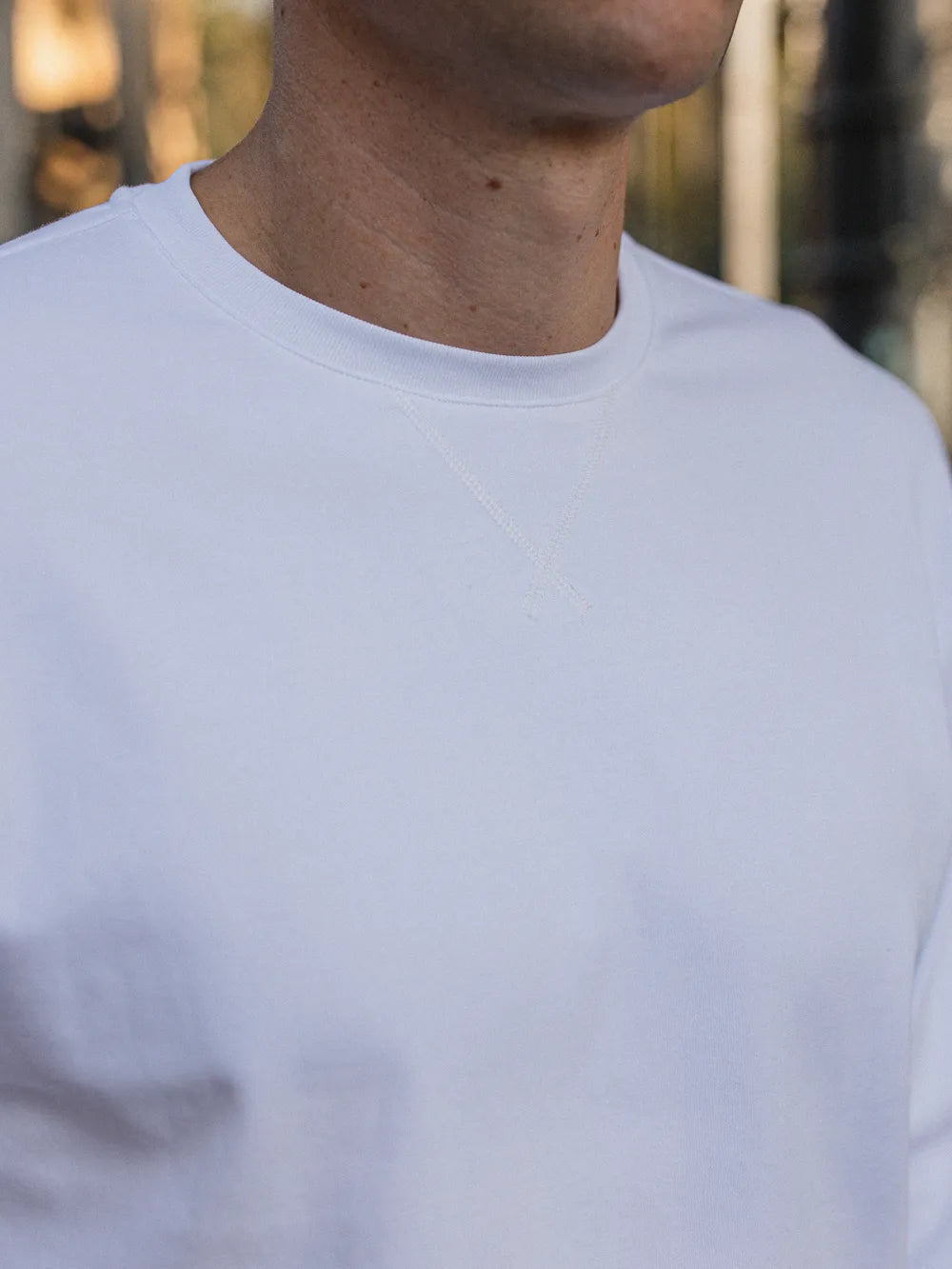 White Oversized Longsleeve