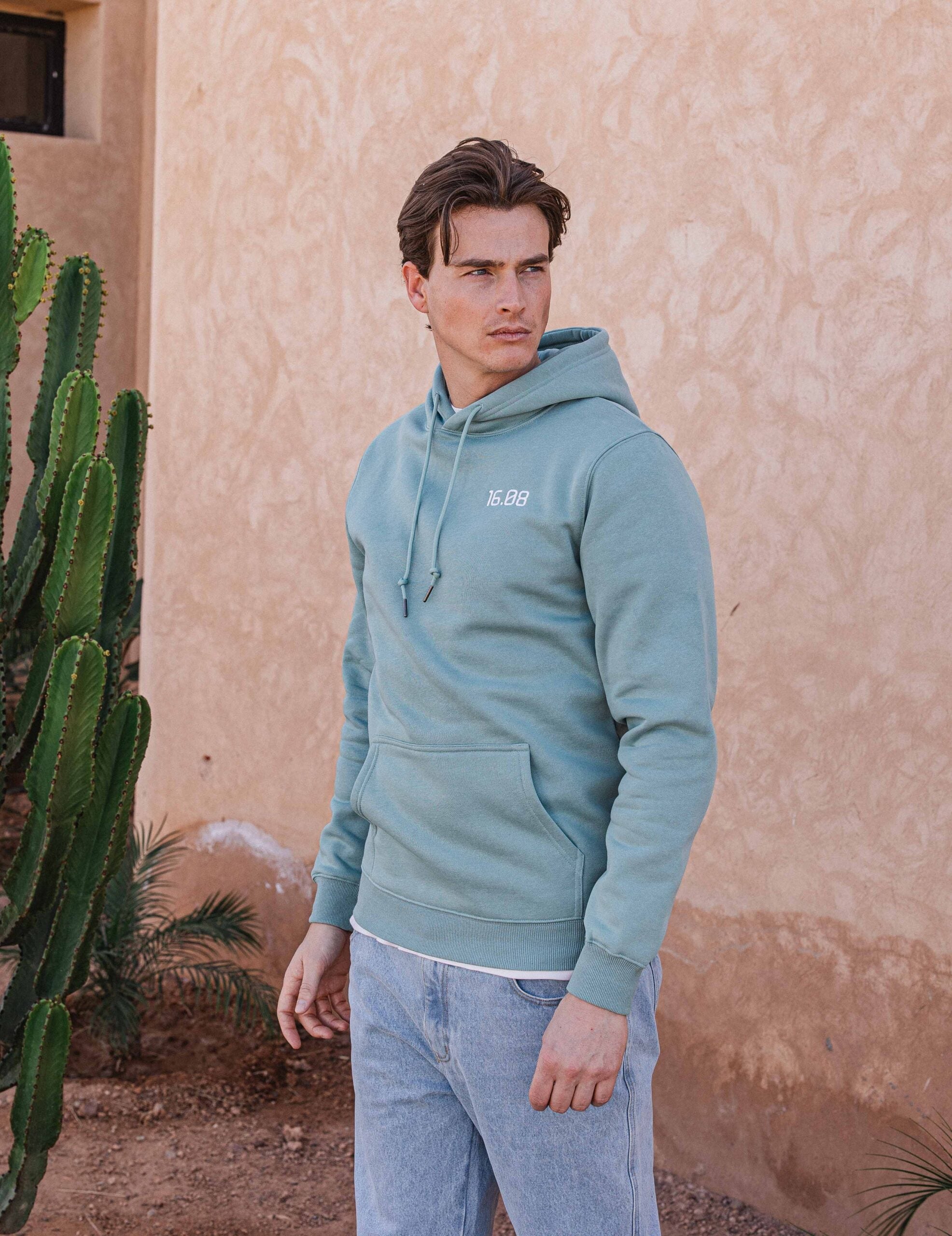 Green Sixteen Hoodie