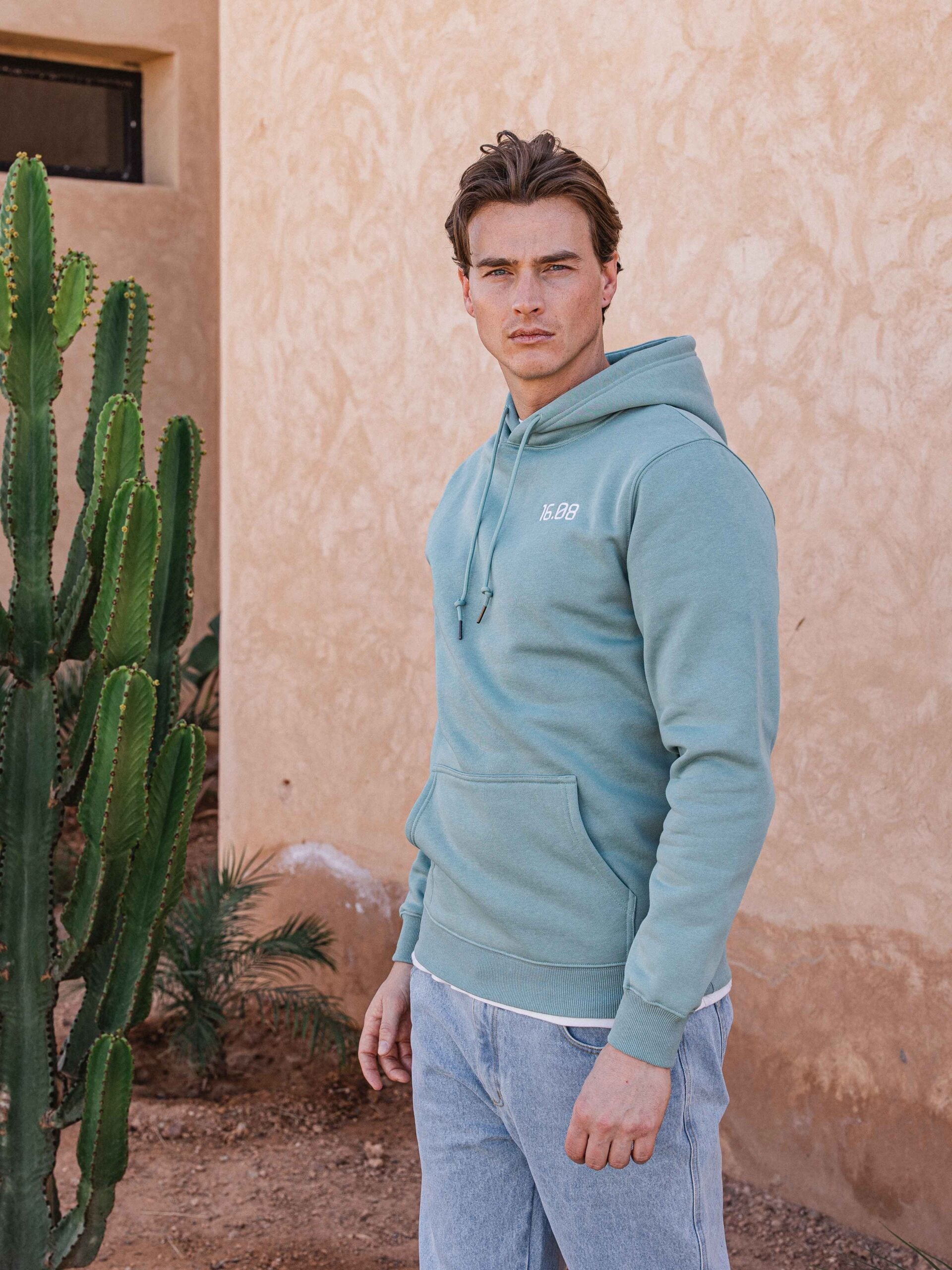 Green Sixteen Hoodie