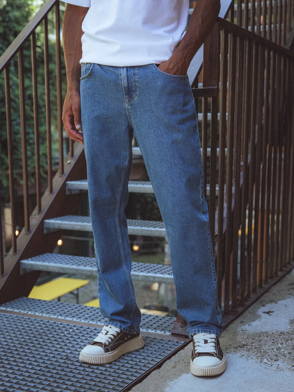 Classic Blue Stretch Denim Jeans