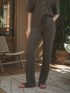 Dark Brown Knit Pants