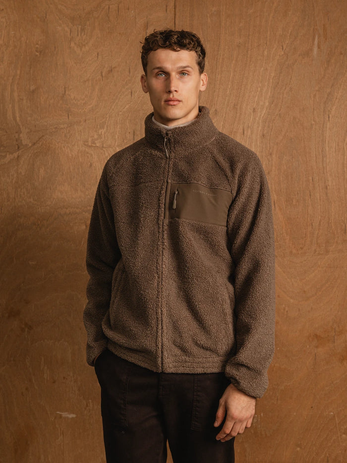 Brown Sherpa Jacket