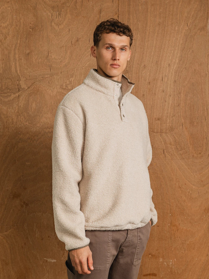 Beige Sherpa Sweater