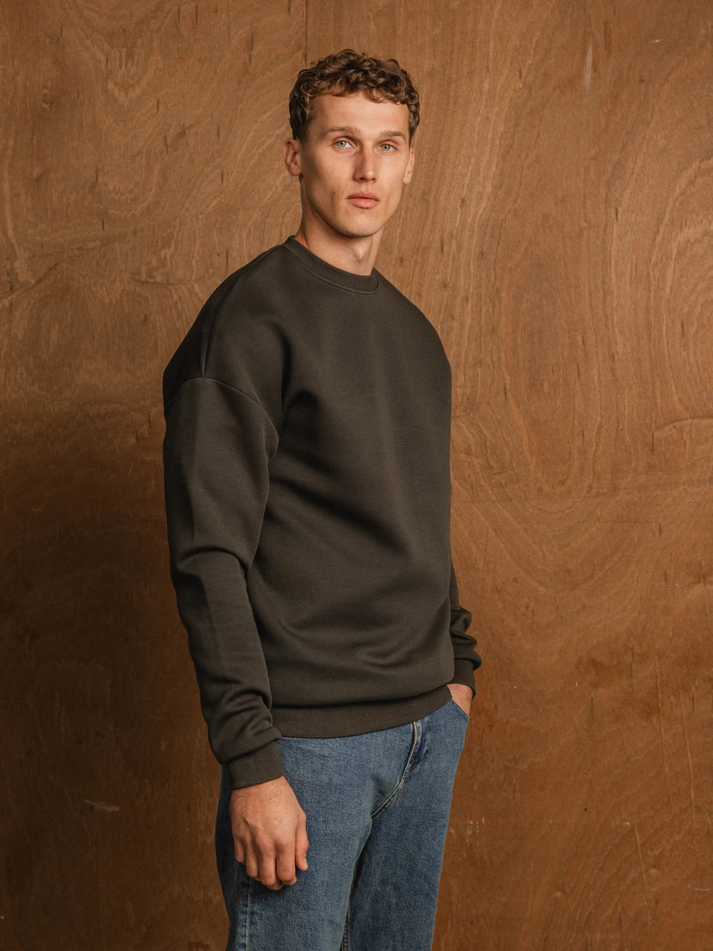 Army Basic Oversized Sweater