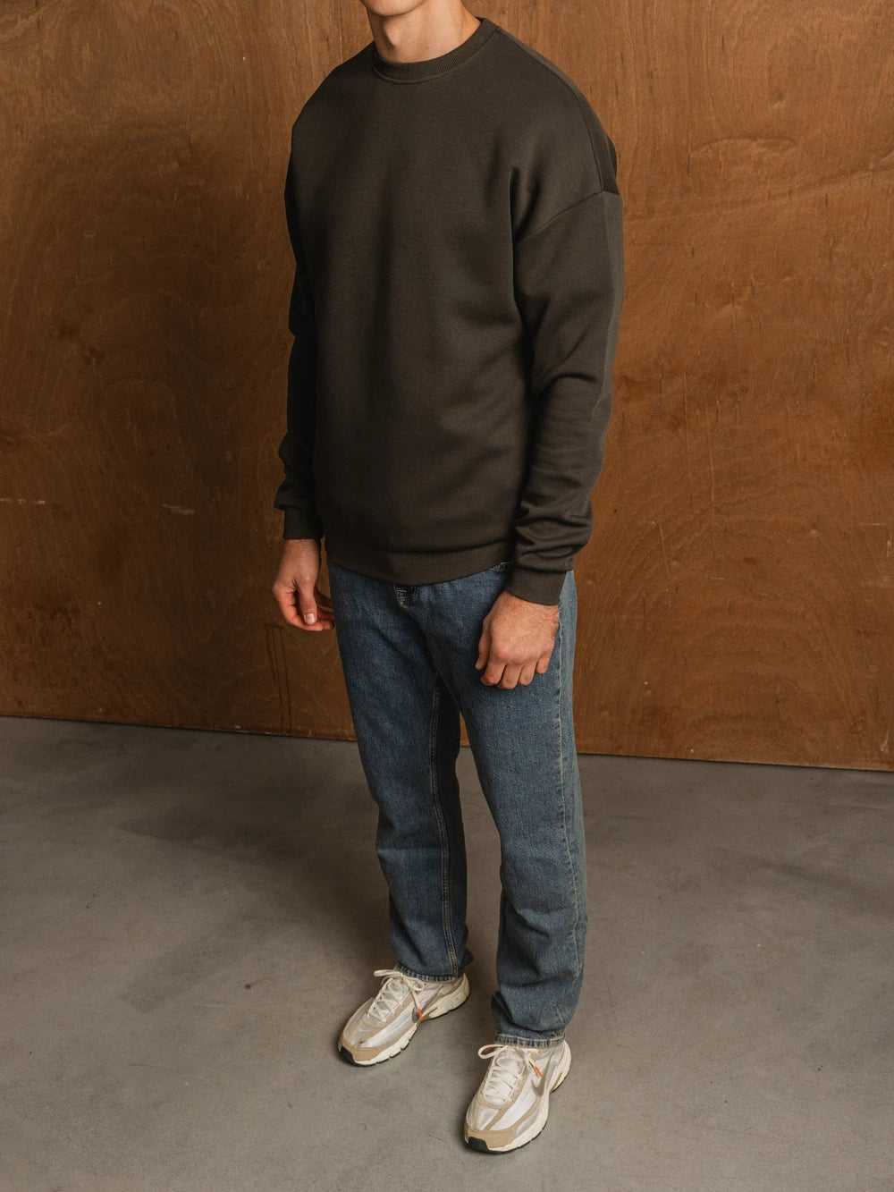 Army Basic Oversized Sweater