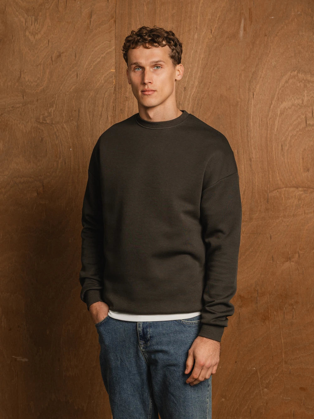 Army Basic Oversized Sweater