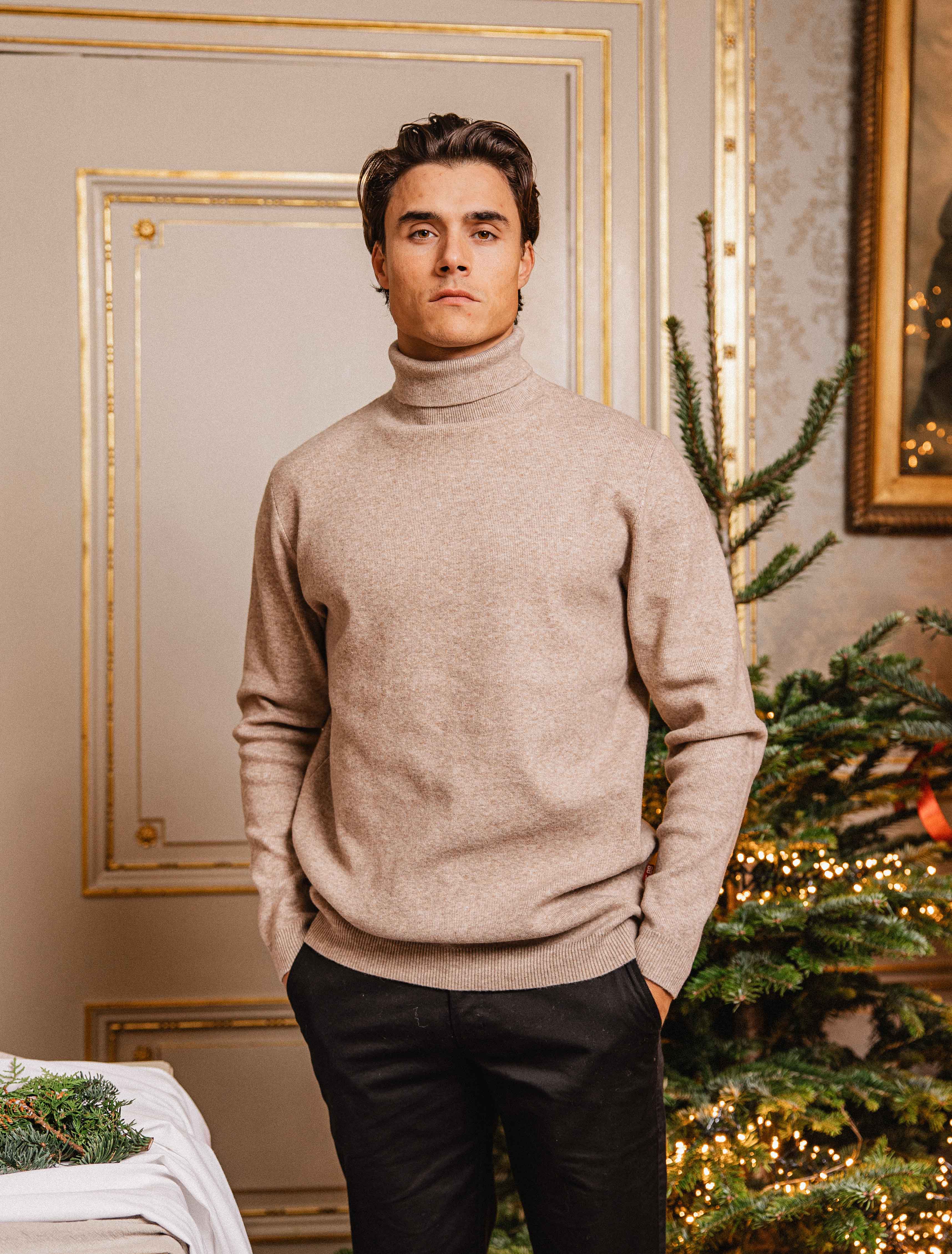 Brown Turtleneck Sample