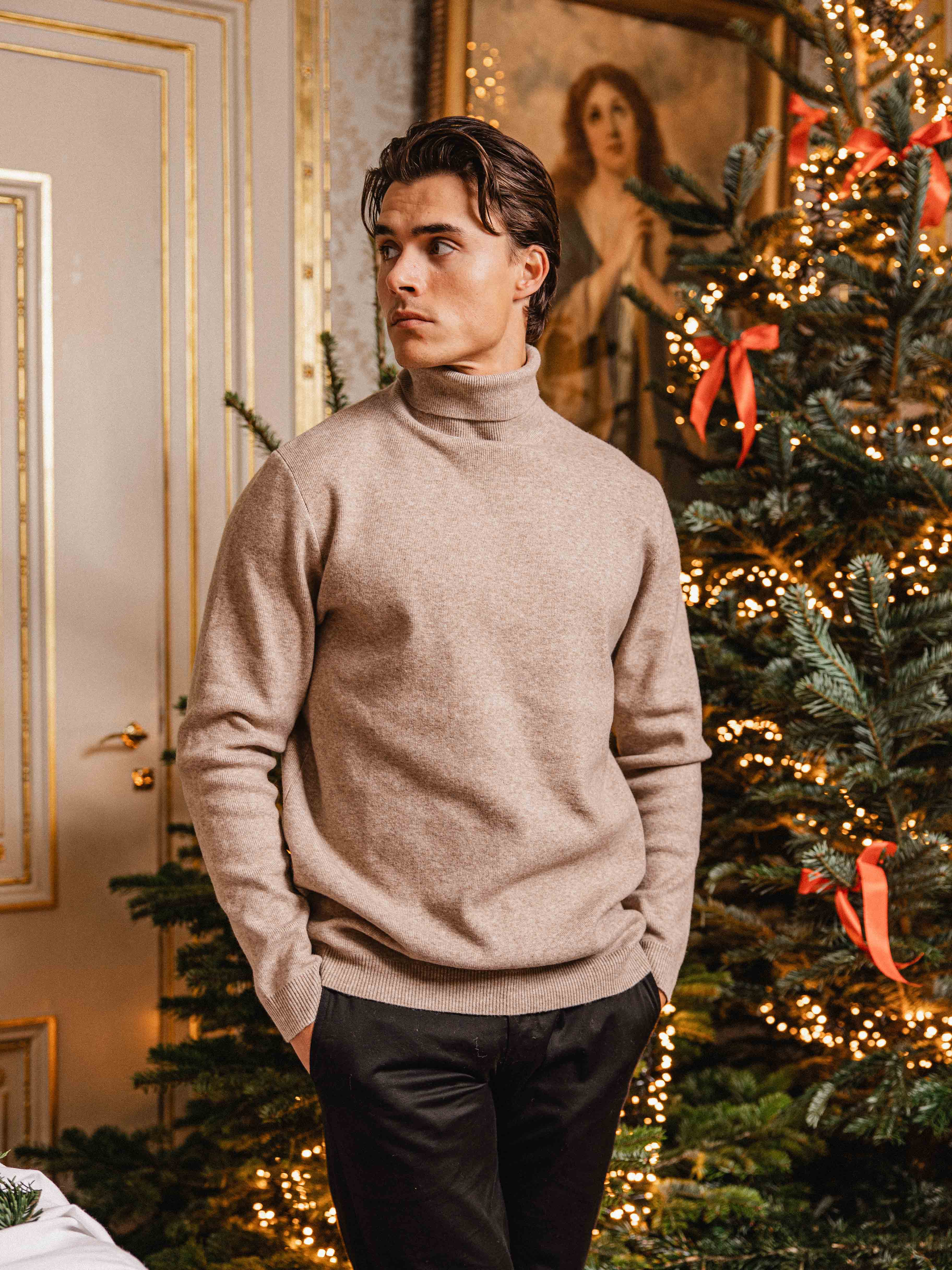 Brown Turtleneck Sample