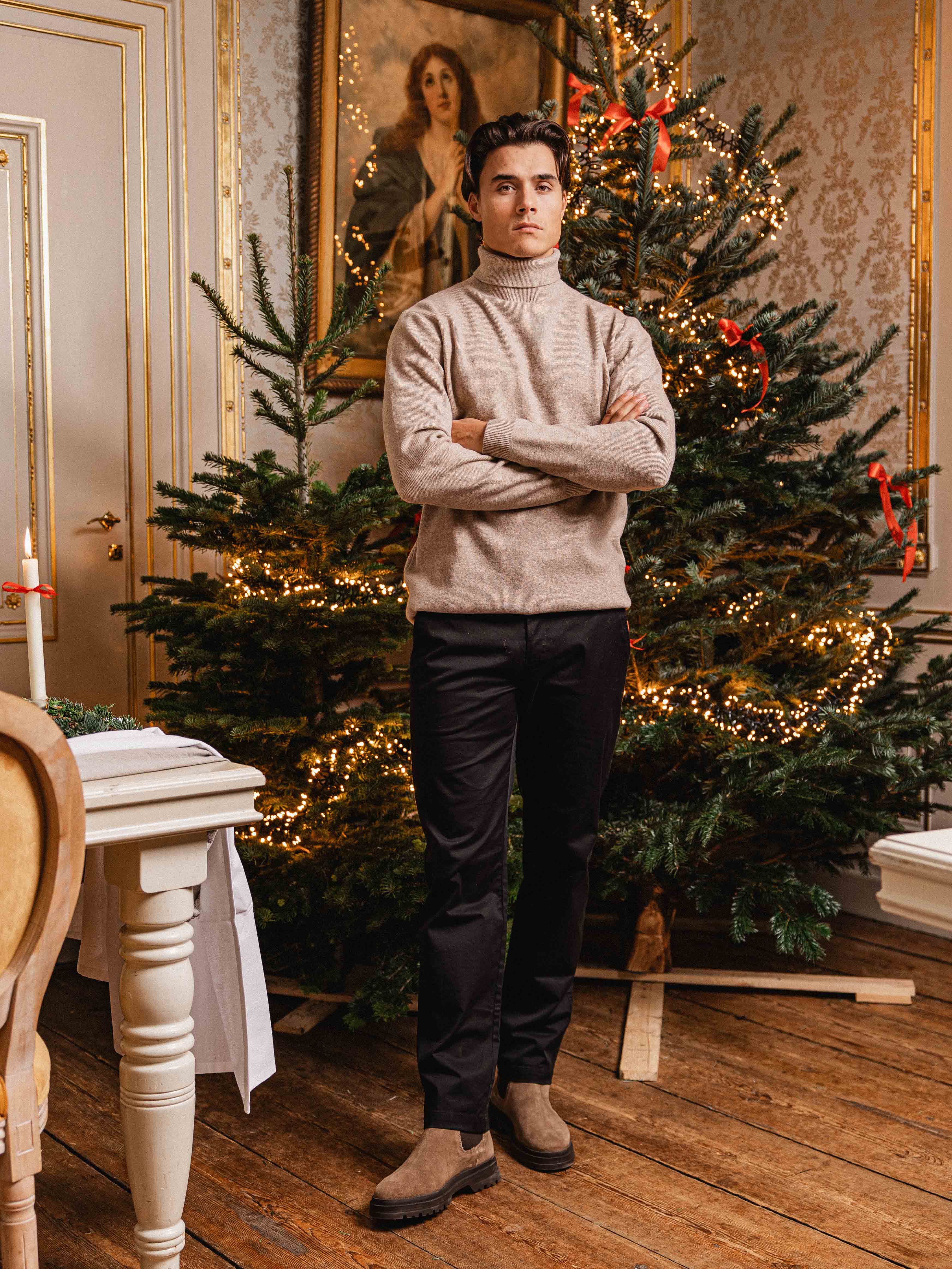 Brown Turtleneck Sample