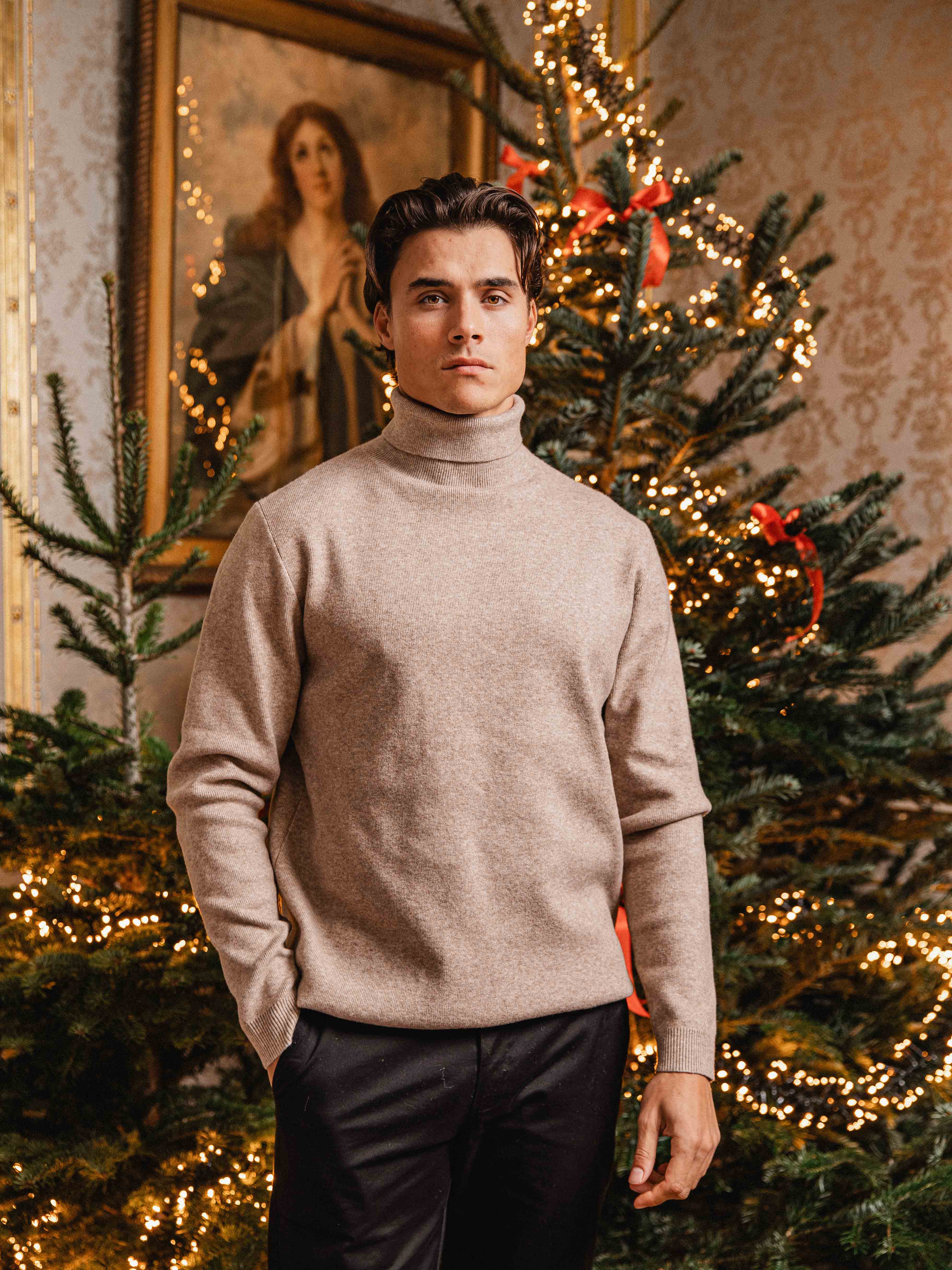 Brown Turtleneck Sample