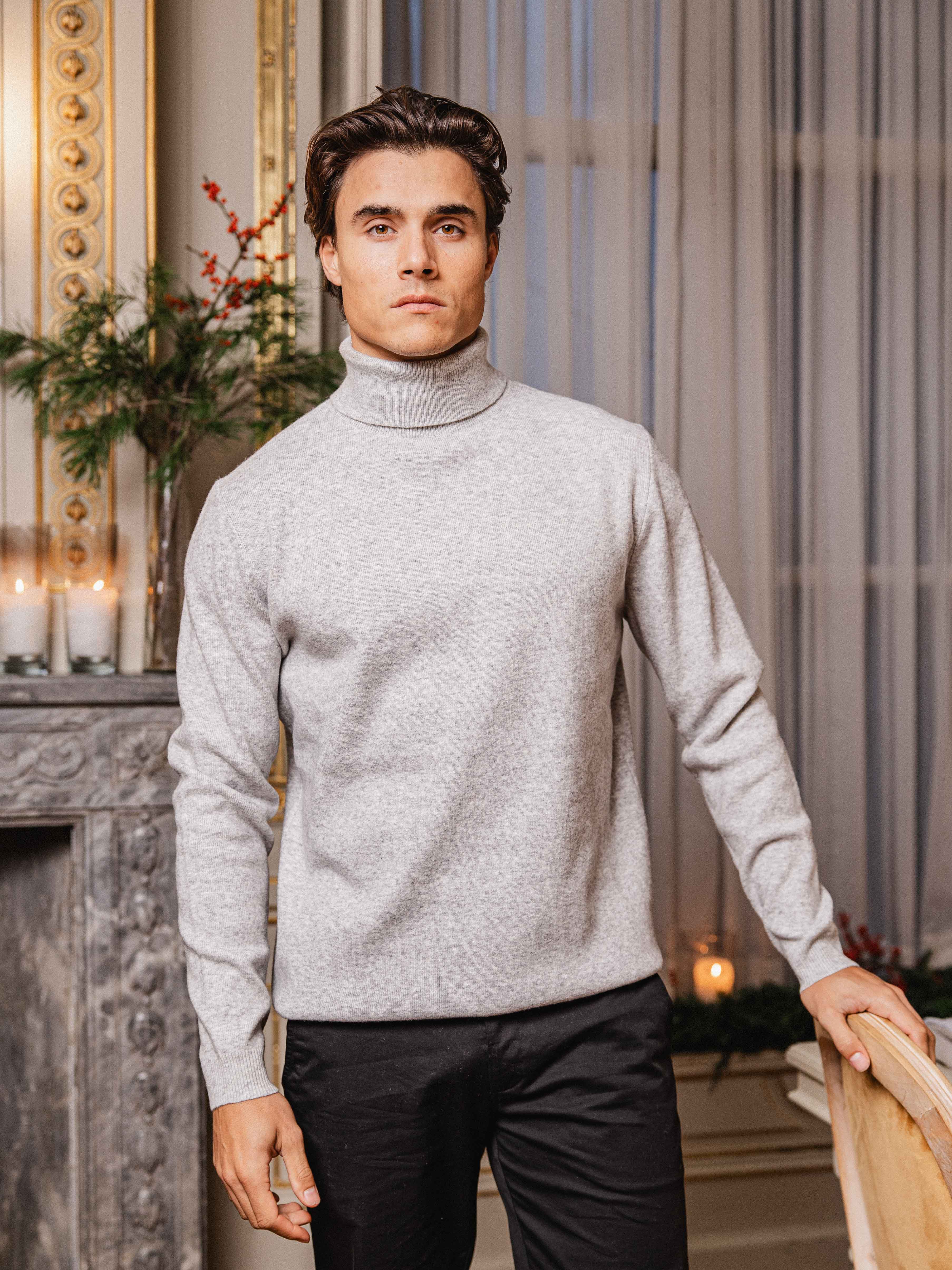 Grey Turtleneck Sample