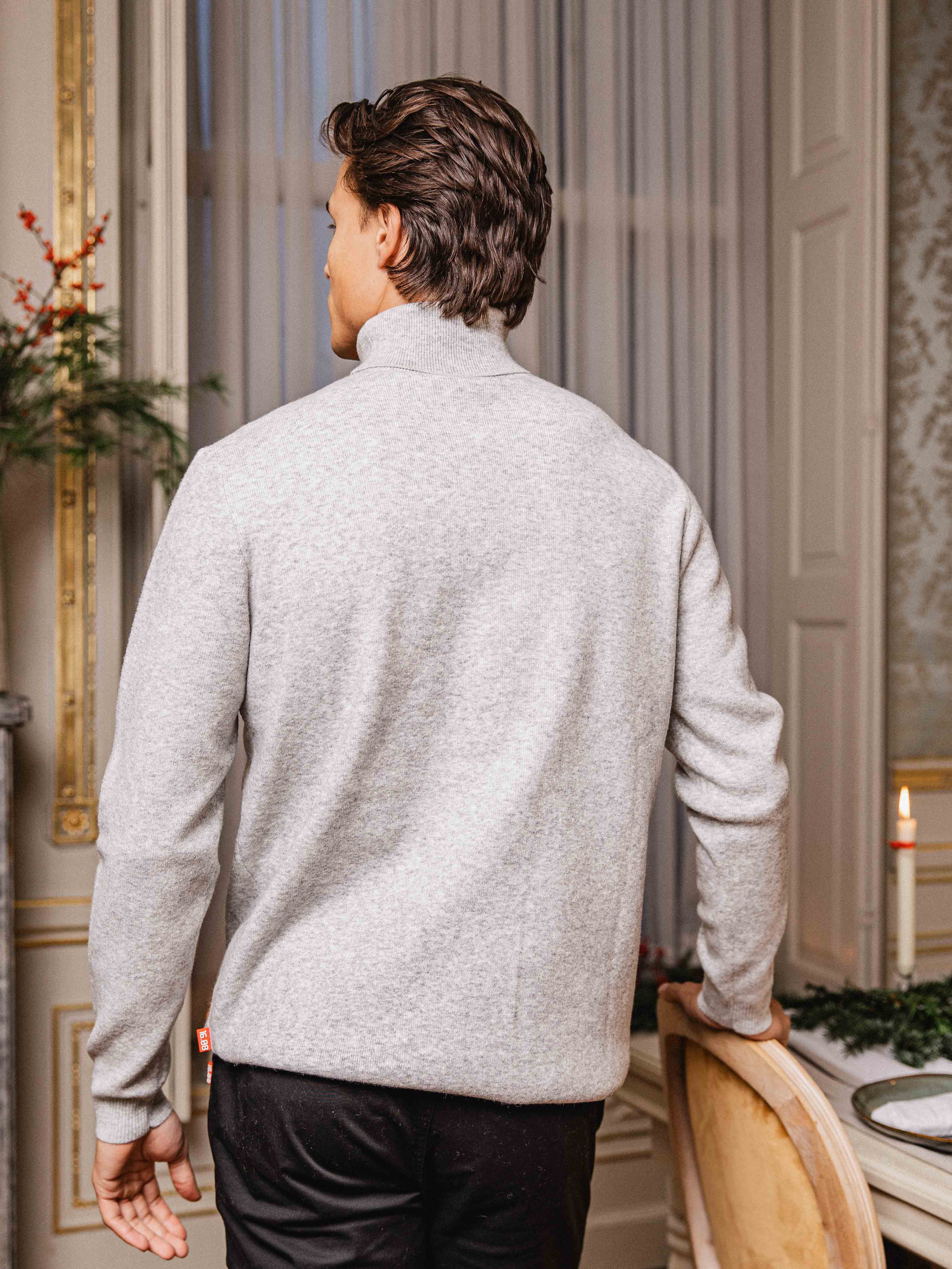 Grey Turtleneck Sample