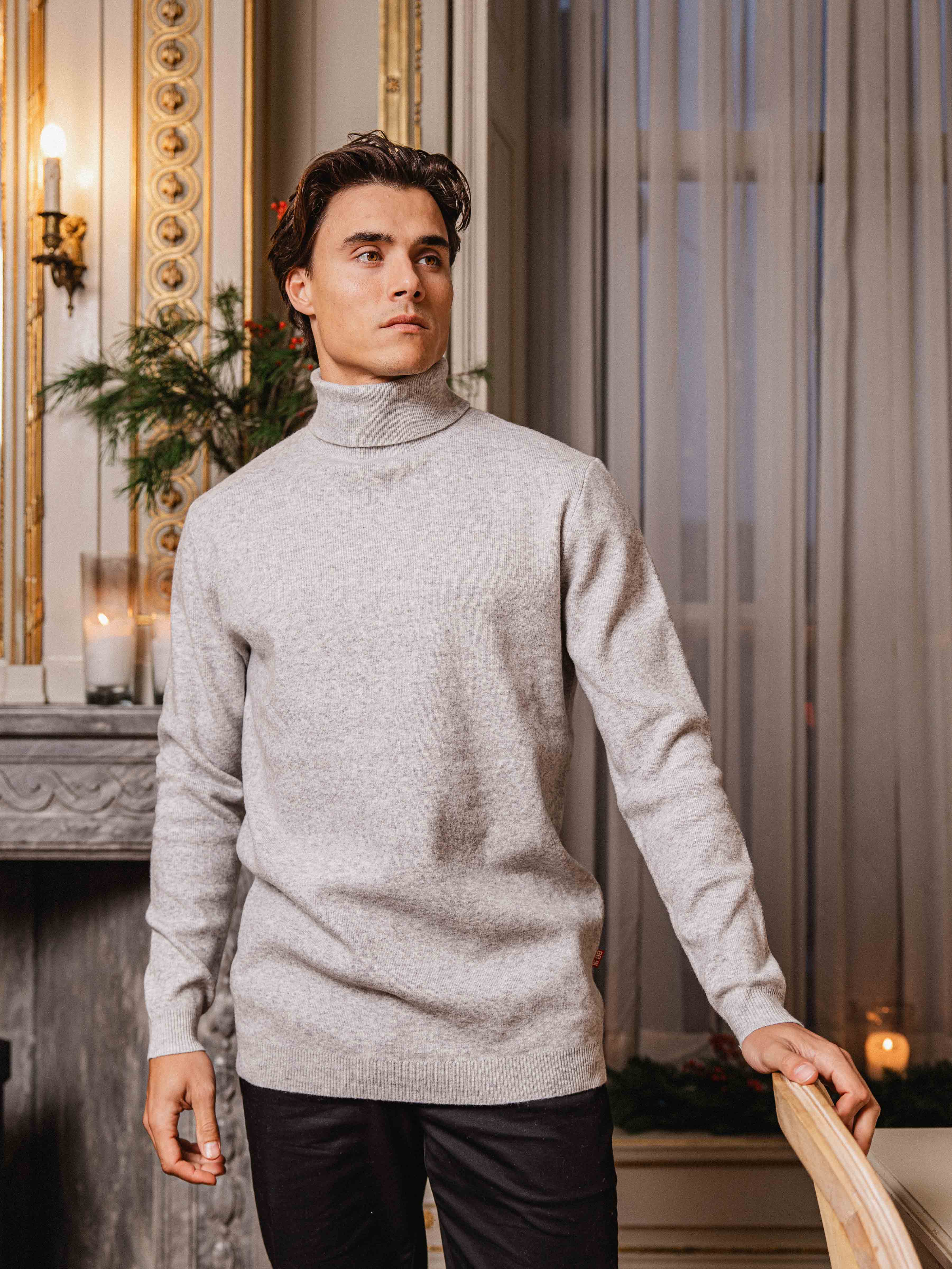 Grey Turtleneck Sample