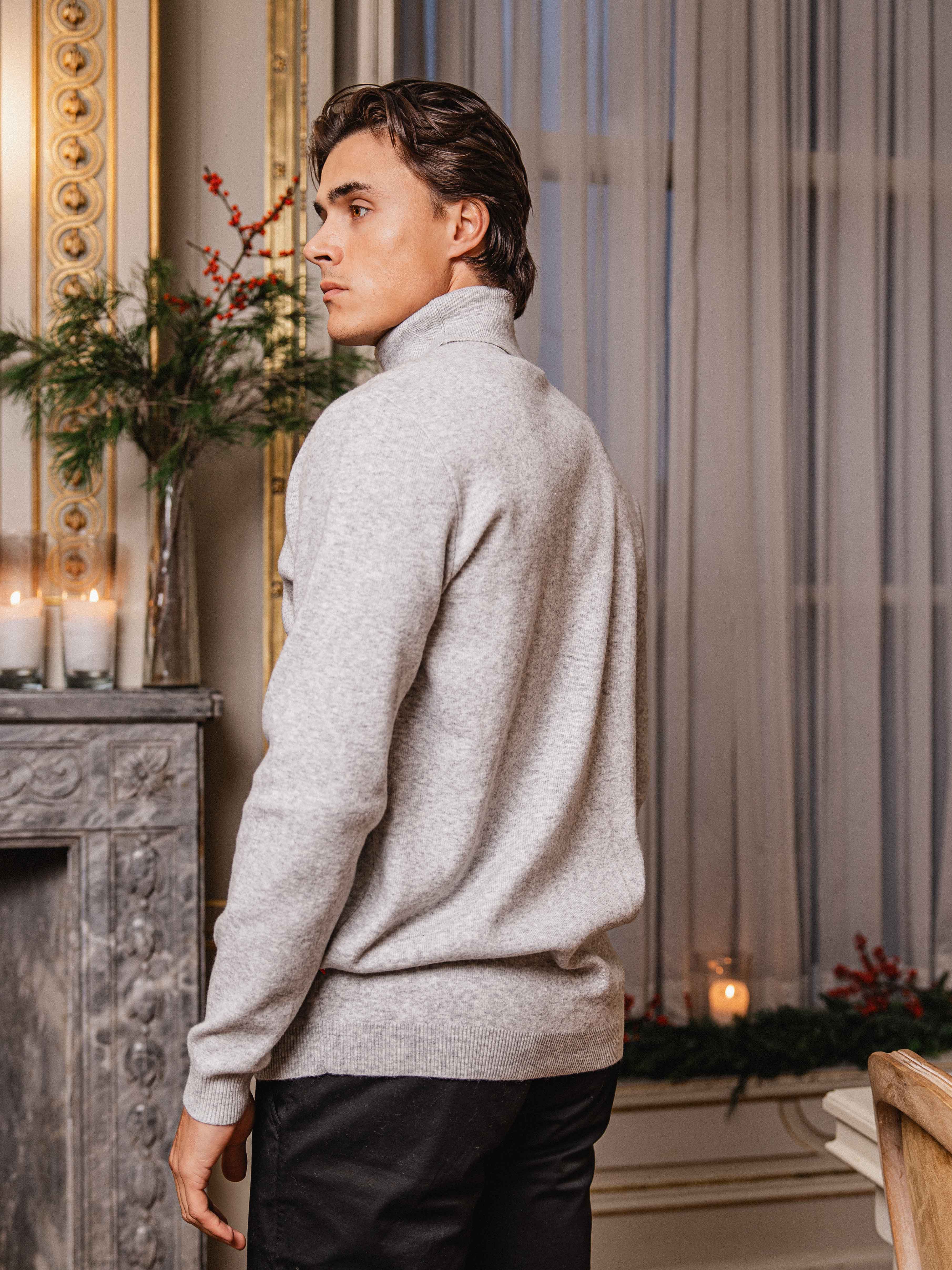 Grey Turtleneck Sample