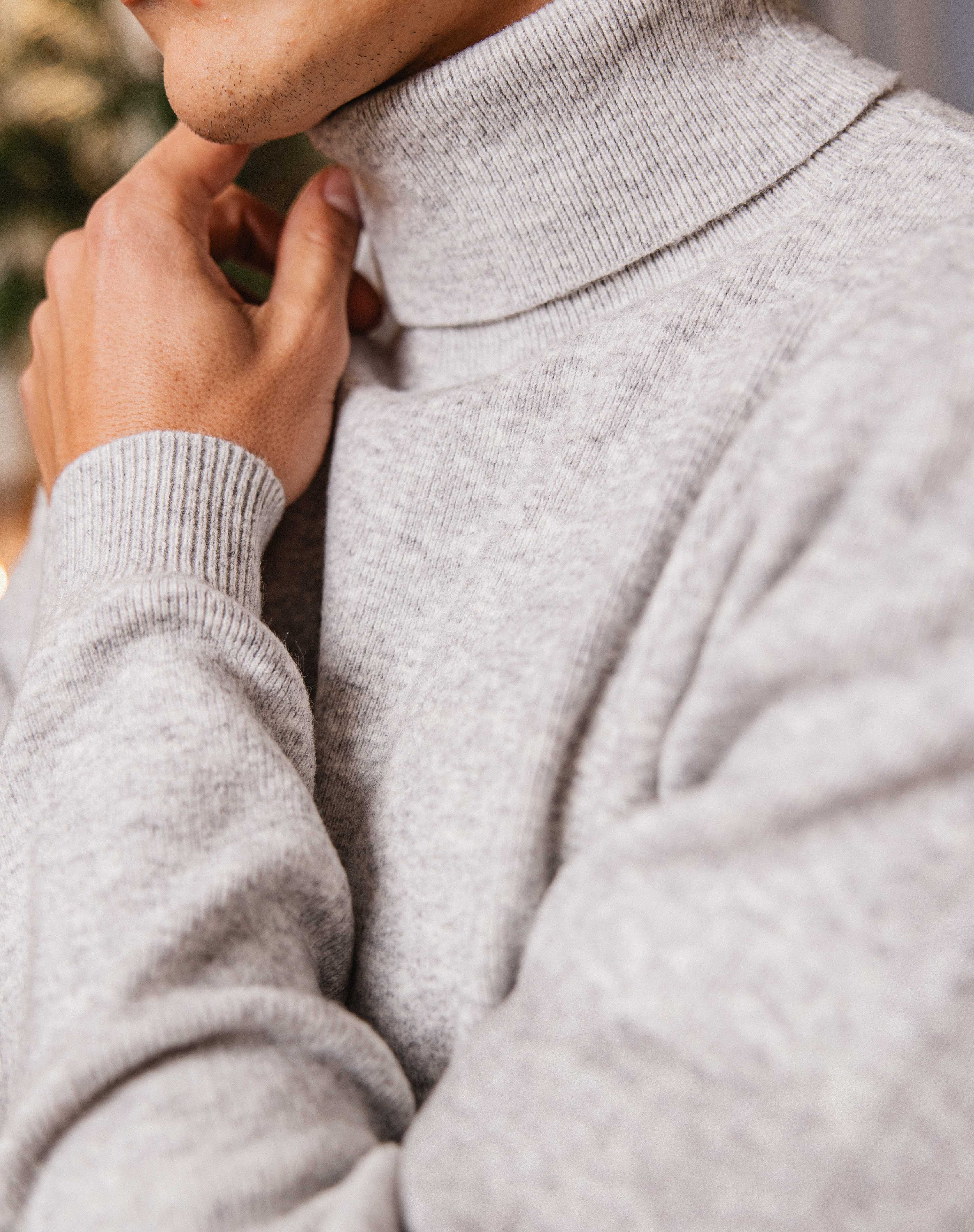 Grey Turtleneck Sample