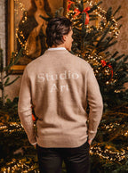 Brown Studio Texture Sweater Sample