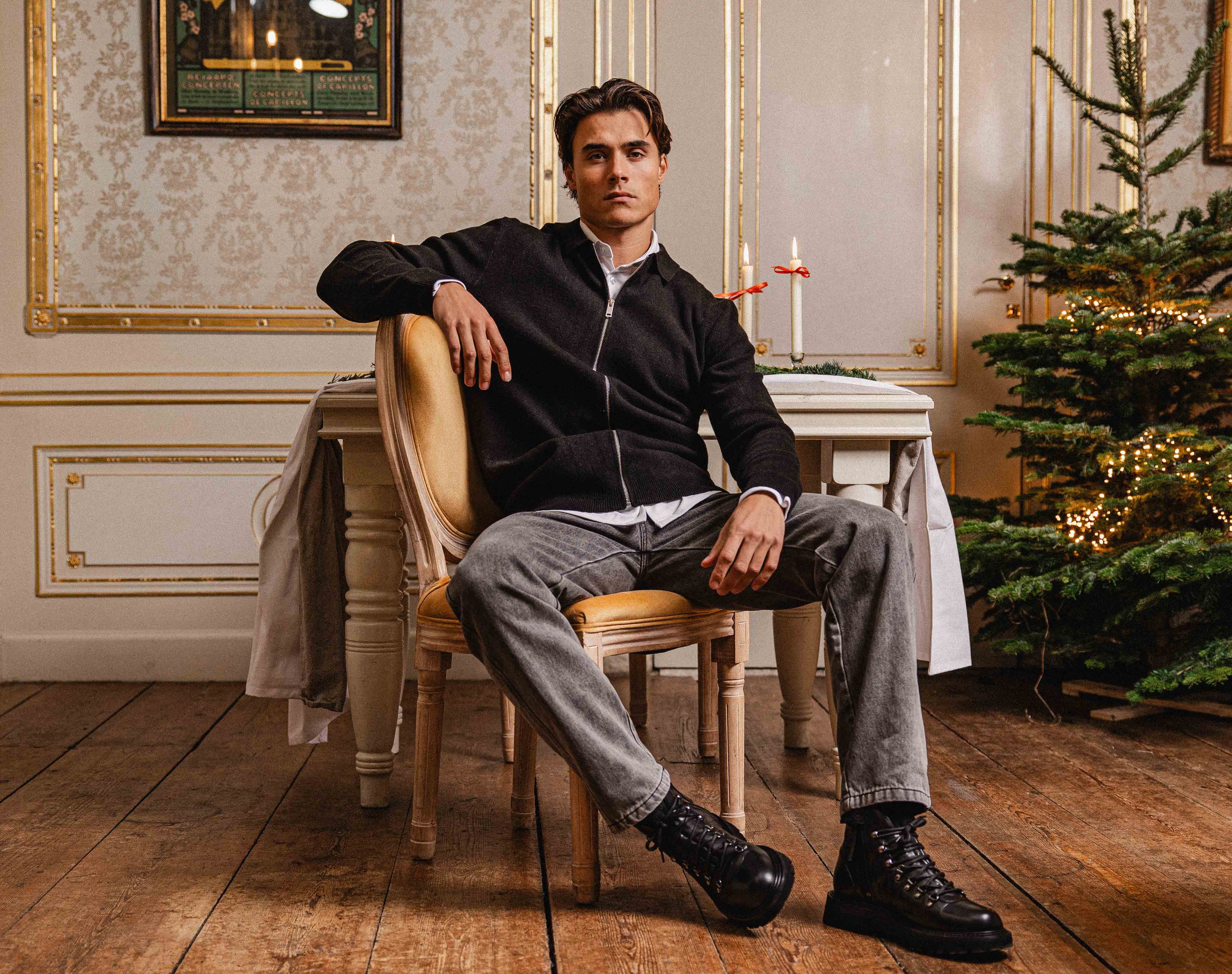 Black Business Vest Sample