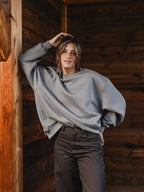 Hellgrauer Damenpullover