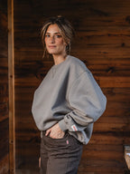 Hellgrauer Damenpullover