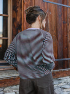 Brown/Blue Striped Longsleeve