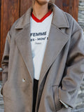 Brown Femme Coat Sample