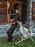 Dark Brown Femme Hoodie