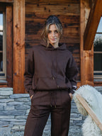Dark Brown Femme Hoodie