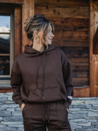 Dark Brown Femme Hoodie