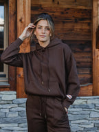 Dark Brown Femme Hoodie