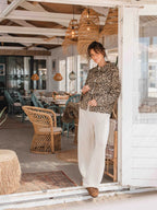 Leopard Denim Jacket