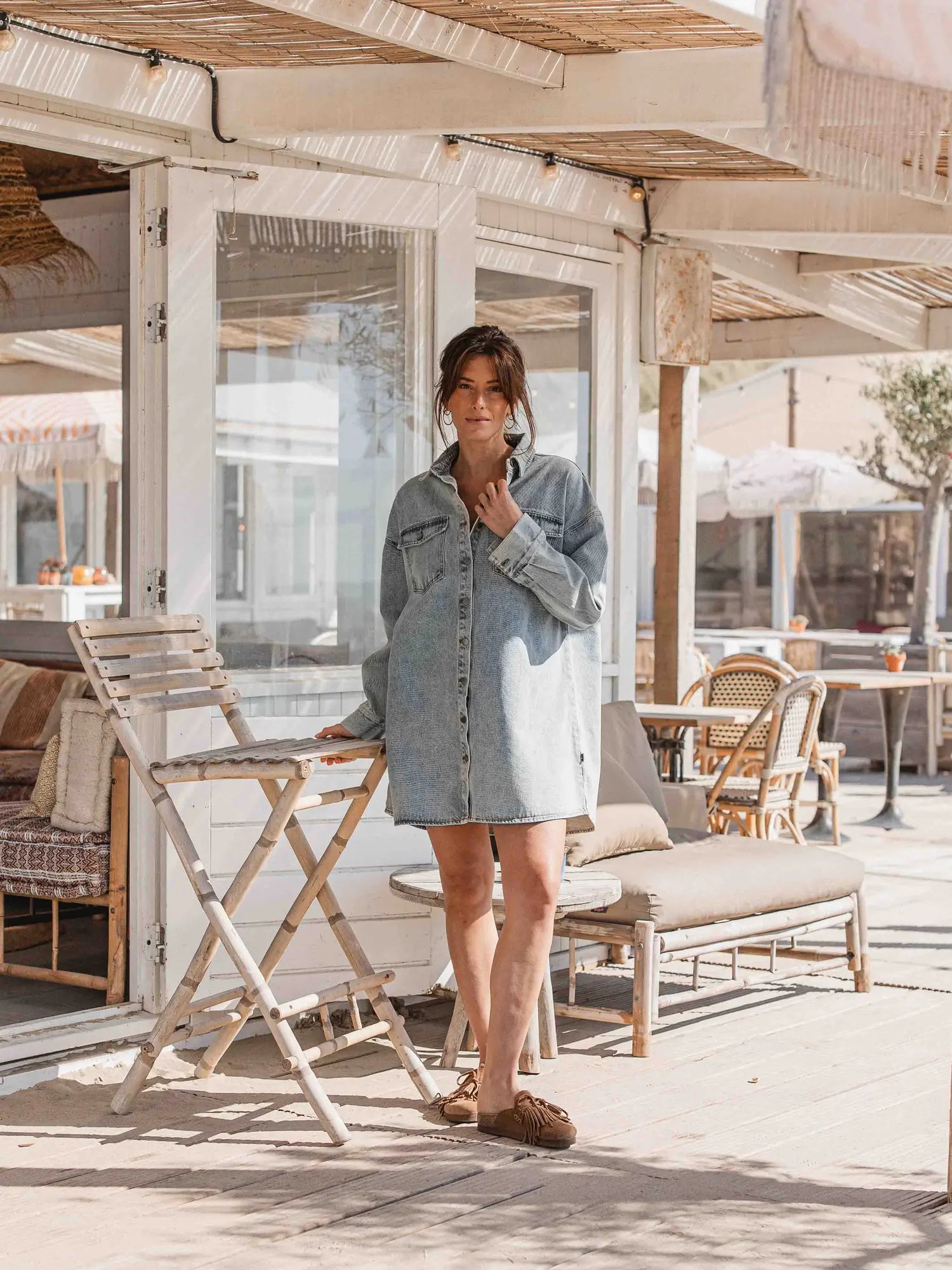 Blue Denim Dress