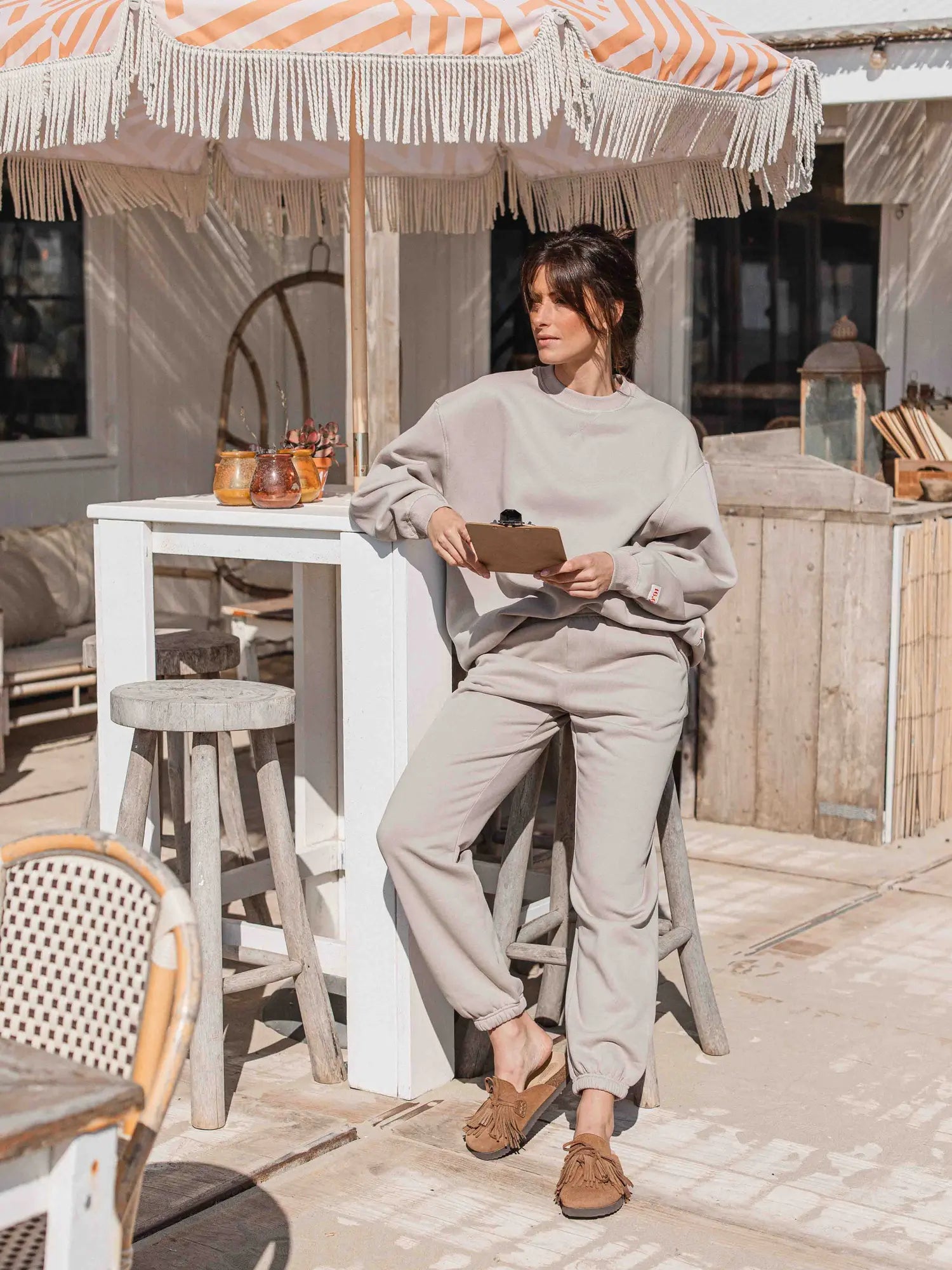 Taupe Femme Sweater