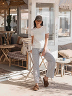 Creme Basic Femme T-shirt