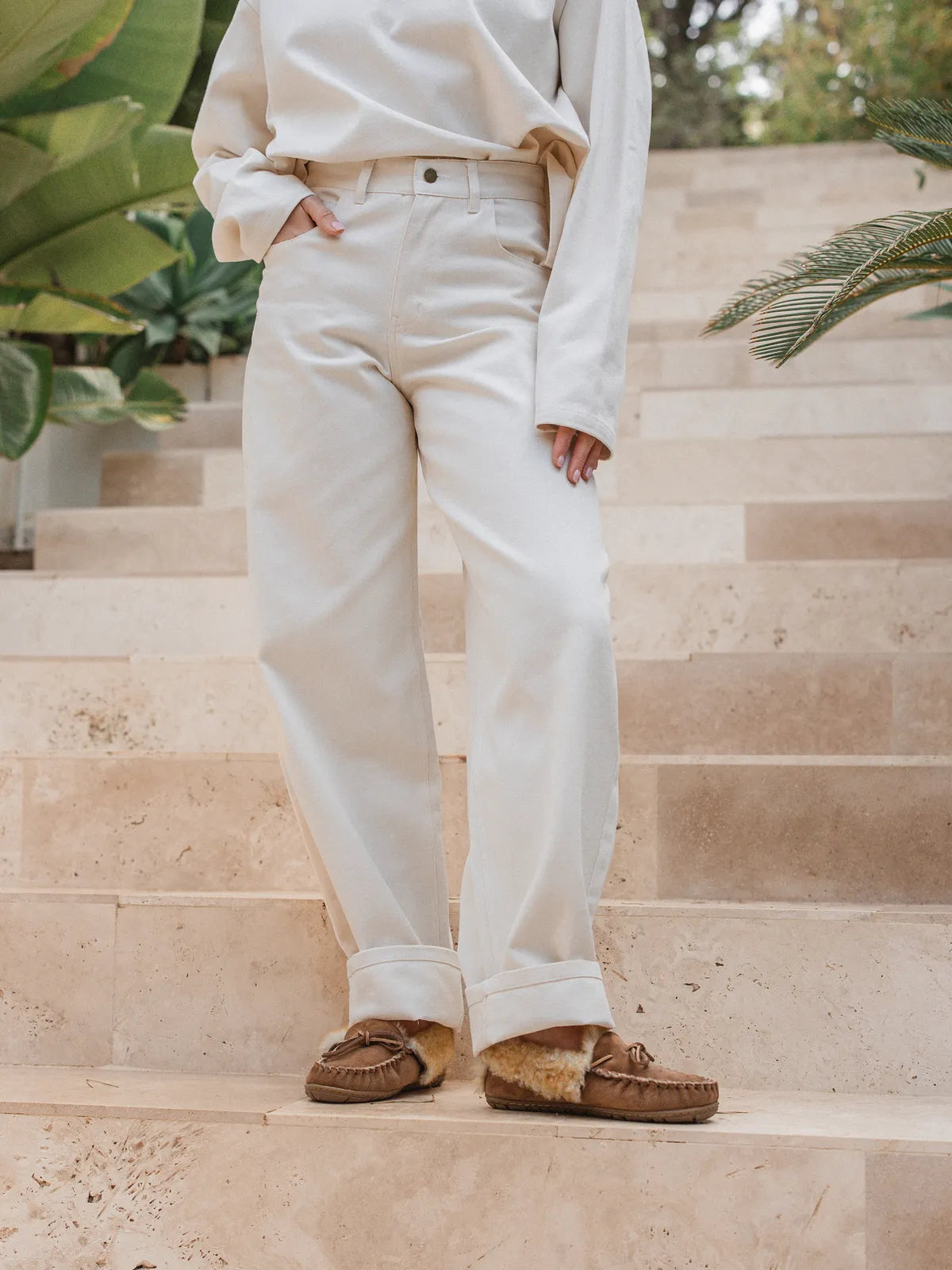 Off White Denim Jeans