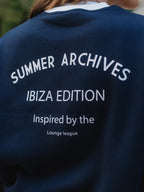 Navy Lounge League Sweater
