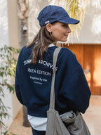 Navy Lounge League Sweater