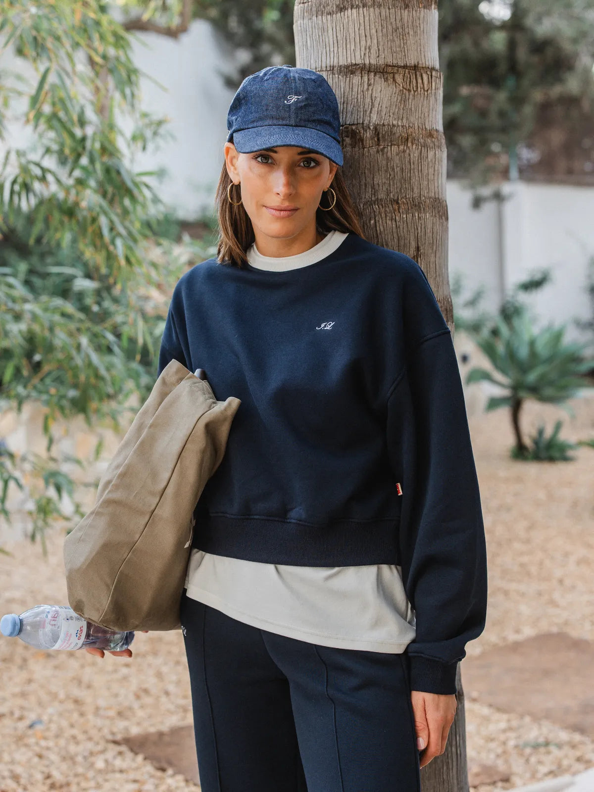 Navy Lounge League Sweater