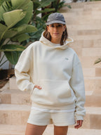 Buttergelber Lounge-Hoodie