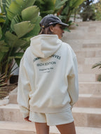 Buttergelber Lounge-Hoodie