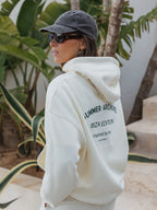 Buttergelber Lounge-Hoodie