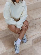 Buttergelber Lounge-Hoodie