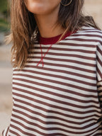 Brown/Red Striped Longsleeve