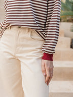 Brown/Red Striped Longsleeve
