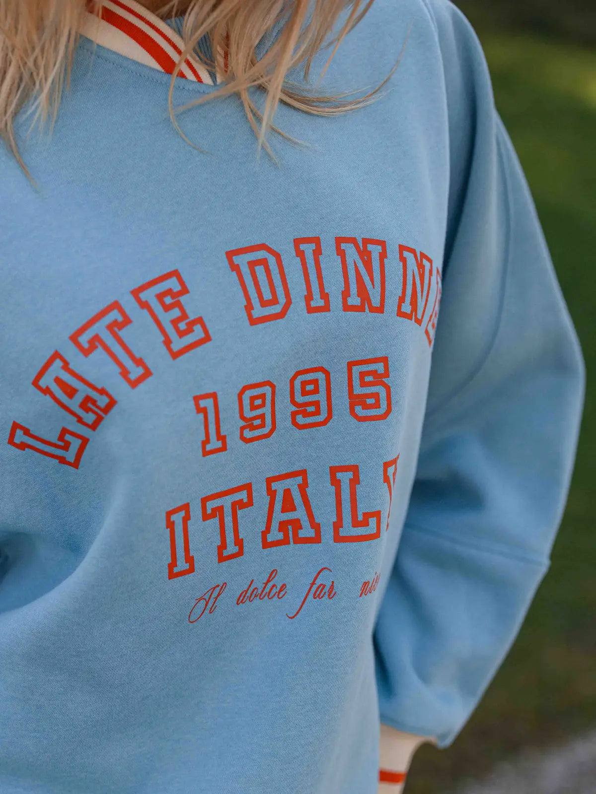 Light Blue Italy Sweater
