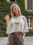 Cropped Pepper T-shirt