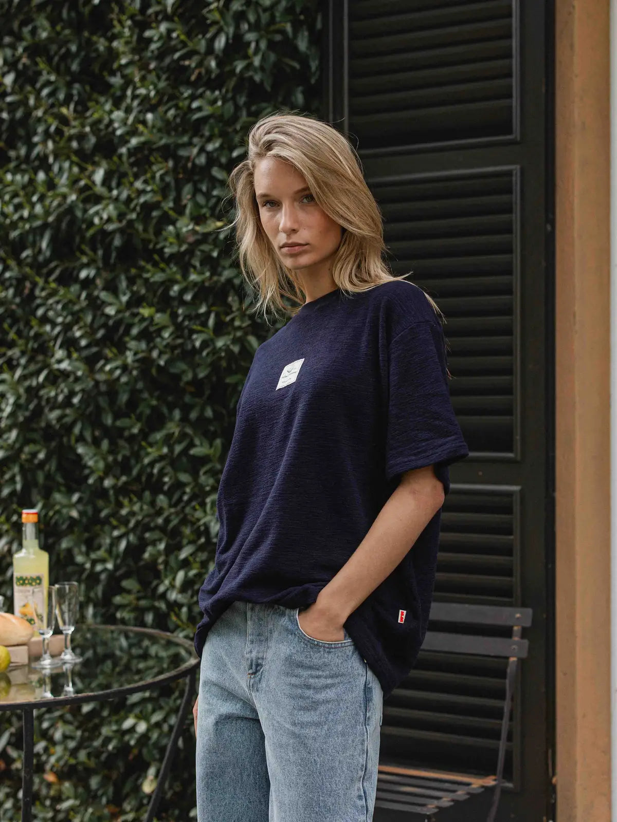 Navy Label T-shirt